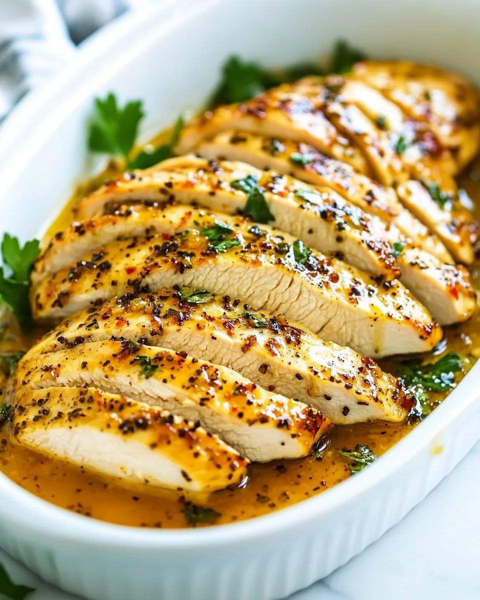 Savory Baked Honey Mustard Chicken recipe photo