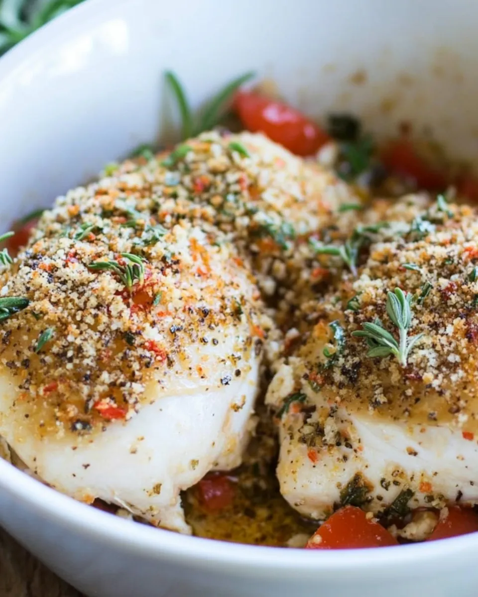 Delicious Baked Italian Chicken image