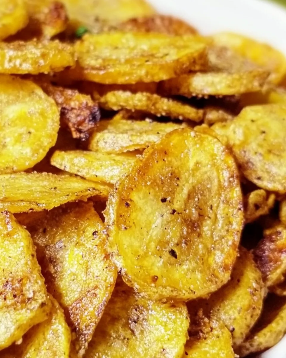 Homemade Baked Plantain Chips photo