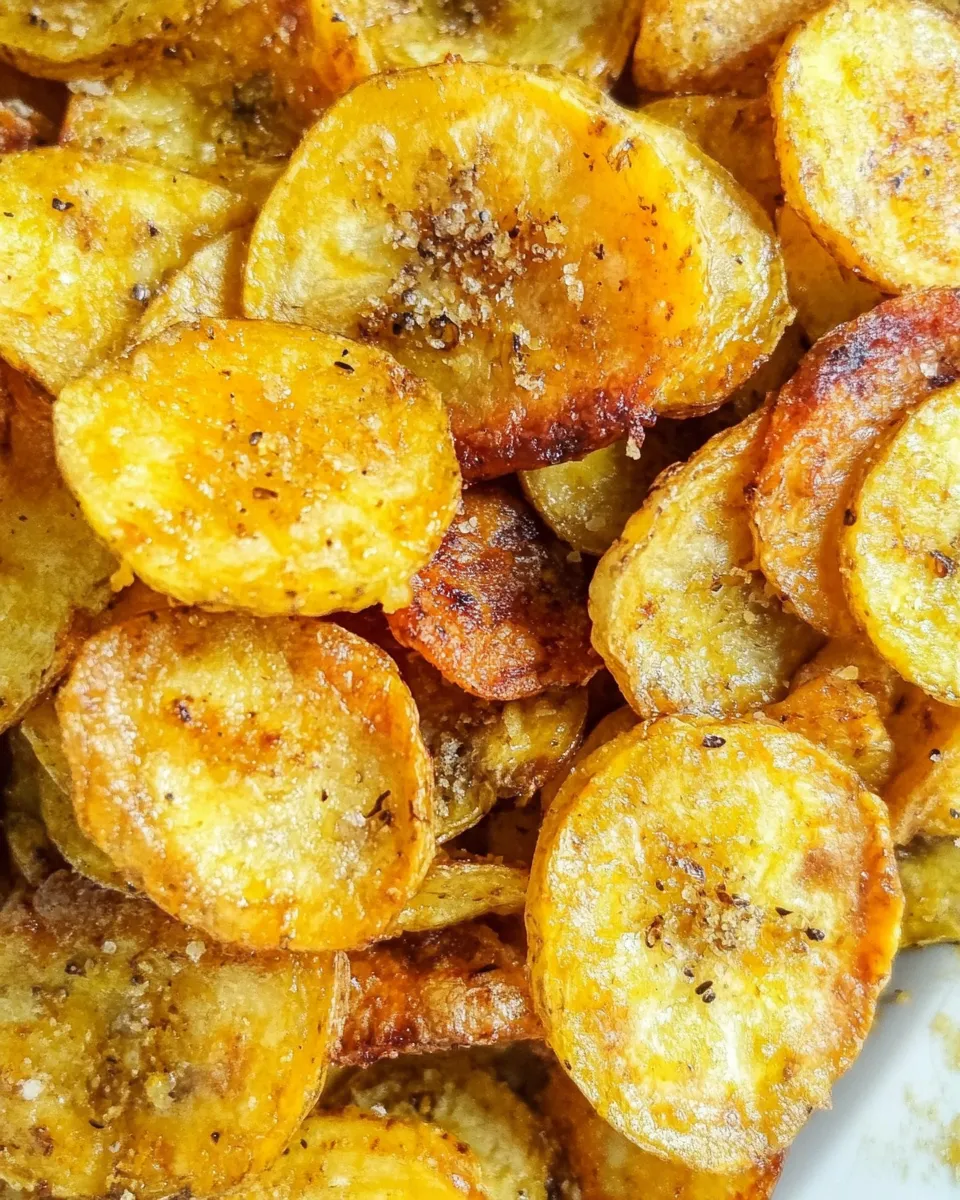 Delicious Baked Plantain Chips shot