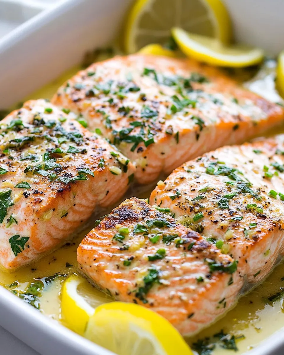 Healthy Baked Salmon Recipe shot