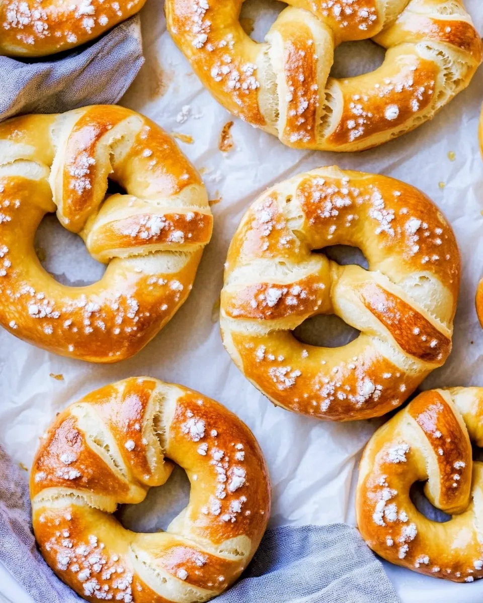 Classic Baked Soft Pretzels (Step by Step Instructions!) image
