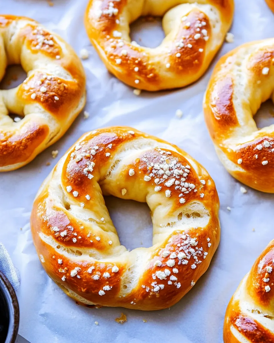 Easy Baked Soft Pretzels (Step by Step Instructions!) recipe photo