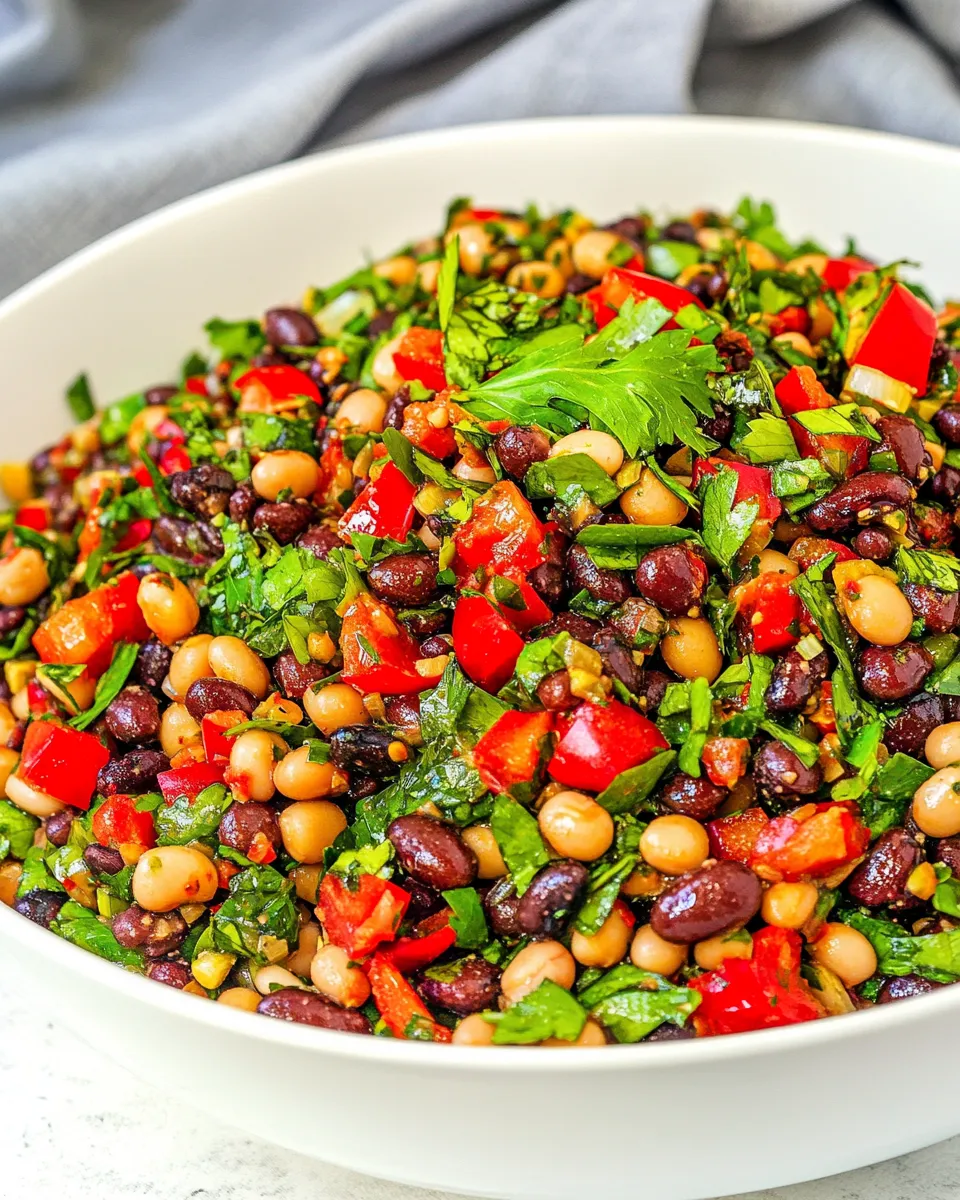 Classic Balela Salad (Middle Eastern Bean Salad) image