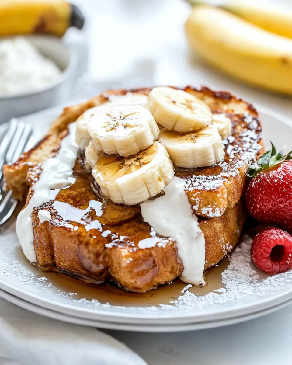 Homemade Banana Bread French Toast photo