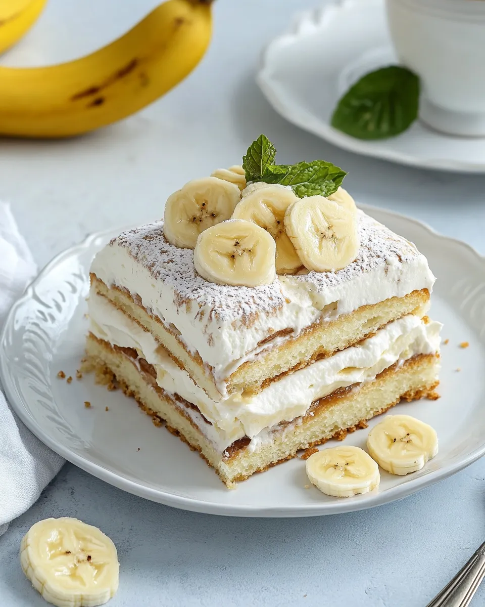 Classic Banana Cream Pie Eclair Cake recipe photo