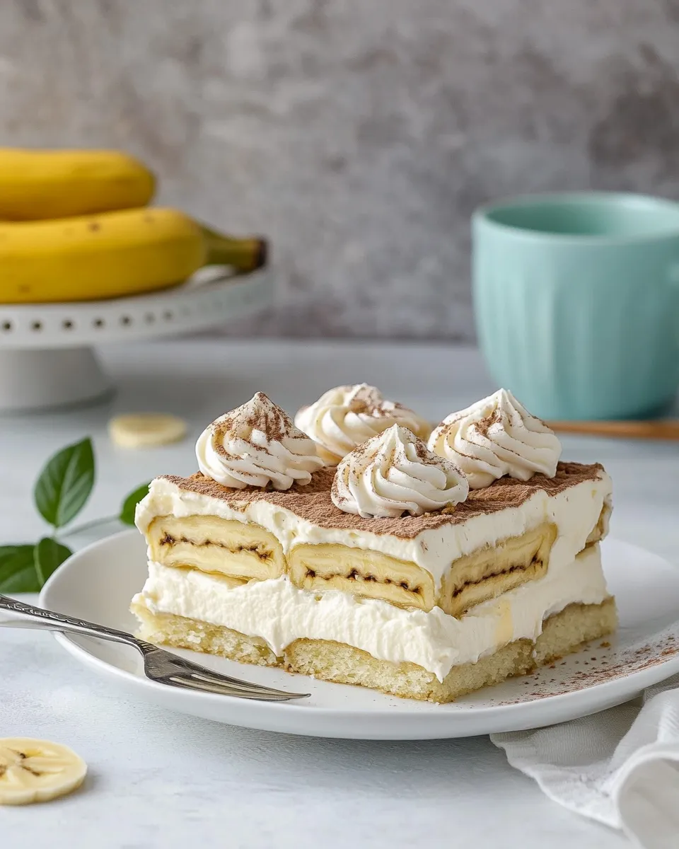 Tasty Banana Cream Pie Eclair Cake shot
