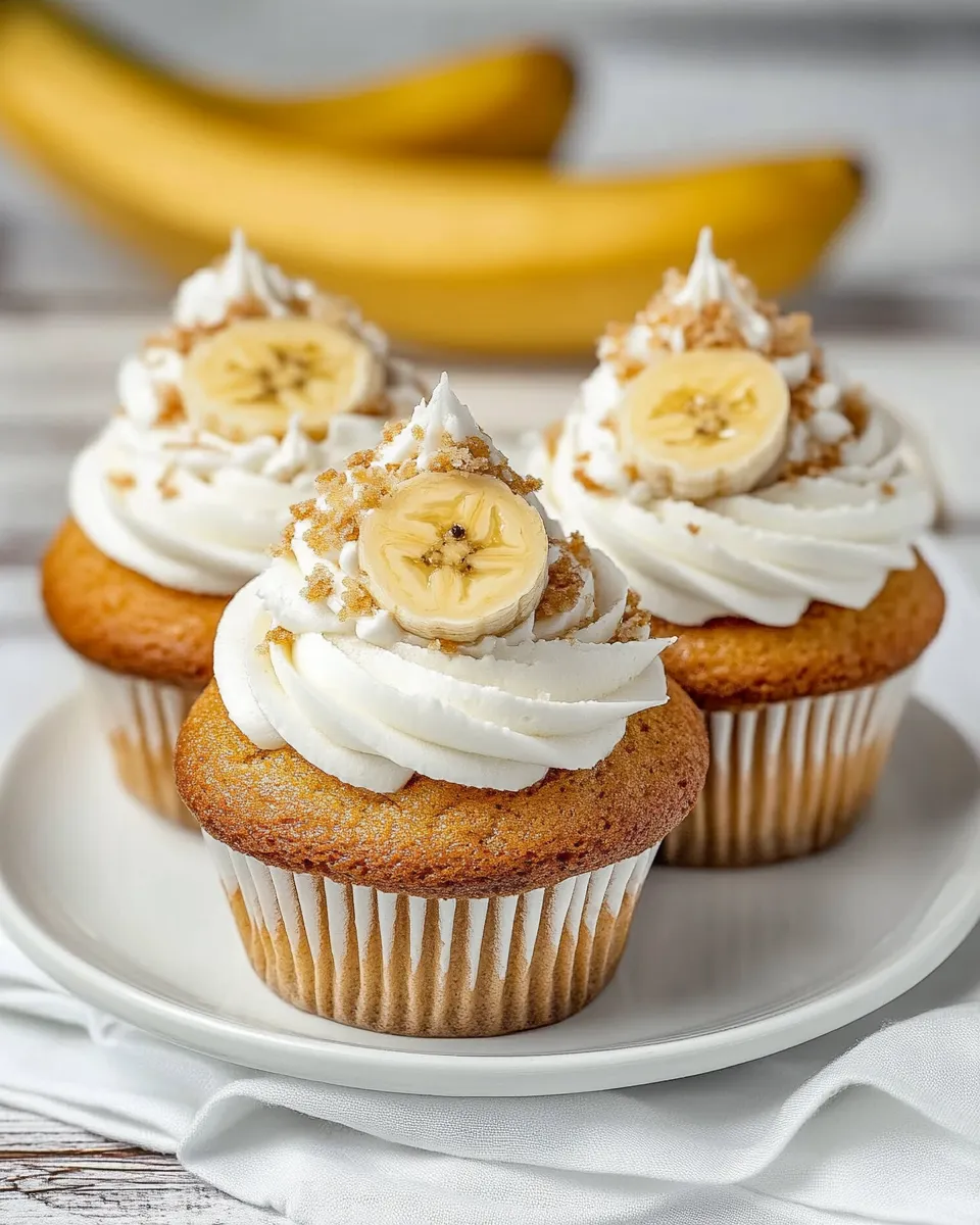 Homemade Banana Cupcakes photo