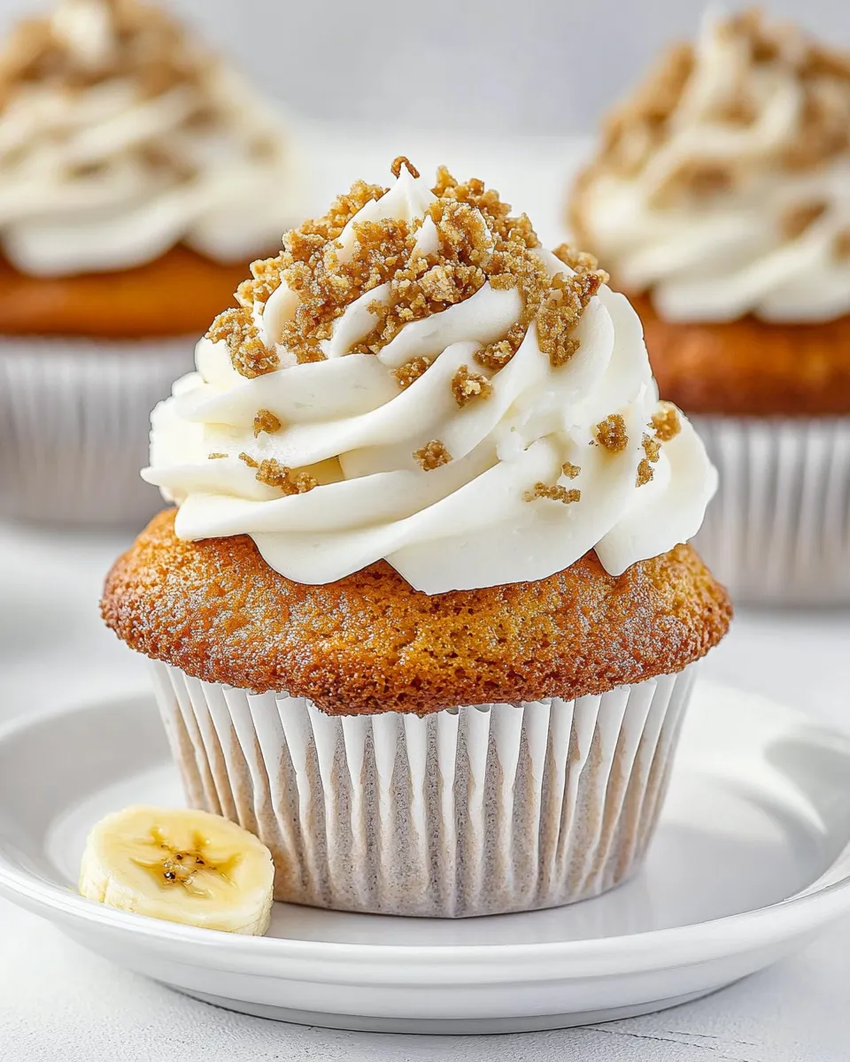 Classic Banana Cupcakes image