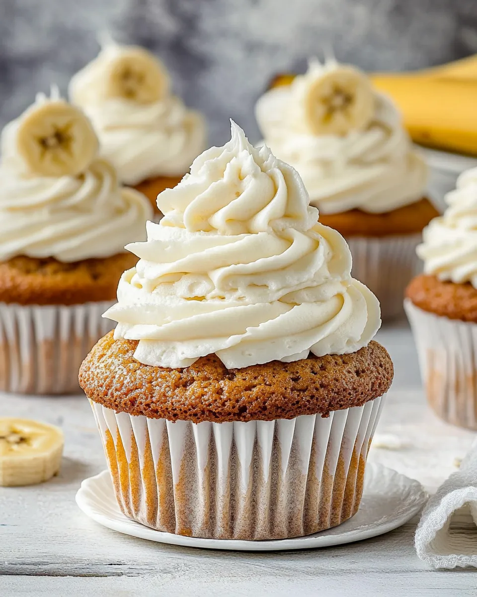 Easy Banana Cupcakes recipe photo