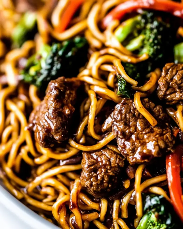 Homemade Beef Lo Mein Recipe photo