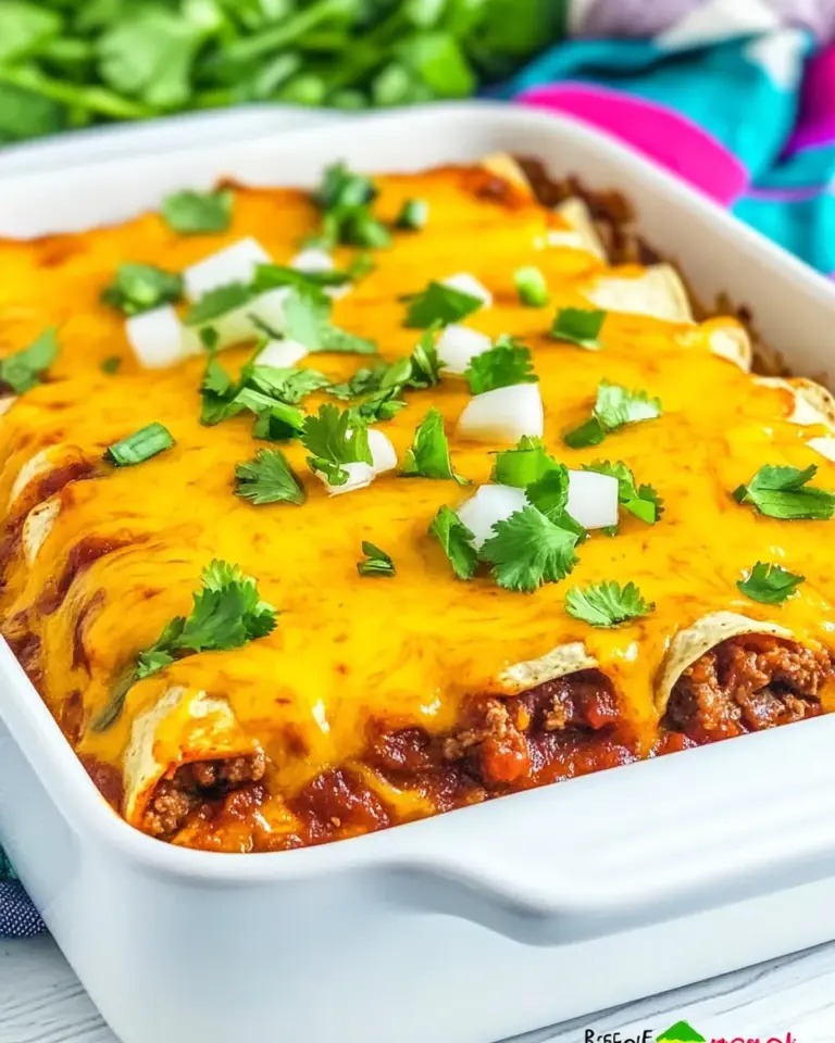 Homemade Beef & Cheese Enchilada Casserole (Low-Carb) photo