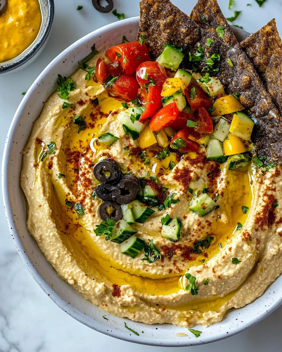 Easy Best Ever Hummus recipe photo