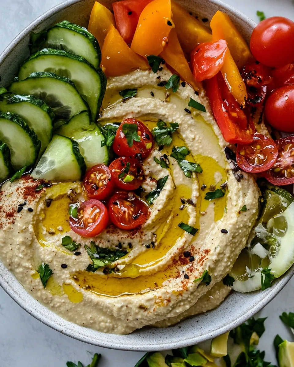 Delicious Best Ever Hummus shot