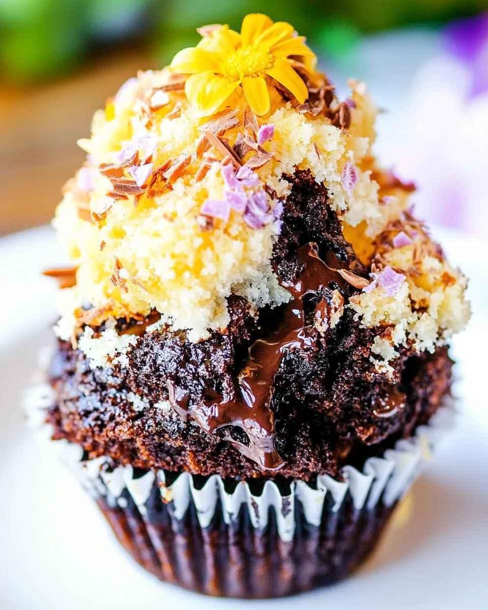 Homemade Best German Chocolate Cupcakes photo