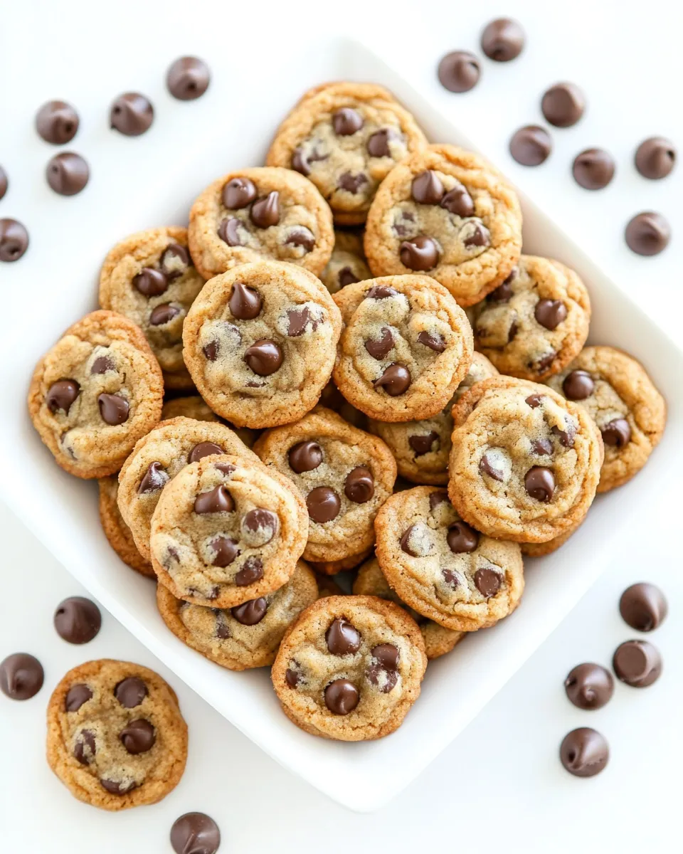 Classic Bite-Sized Brown Butter Chocolate Chip Cookies image
