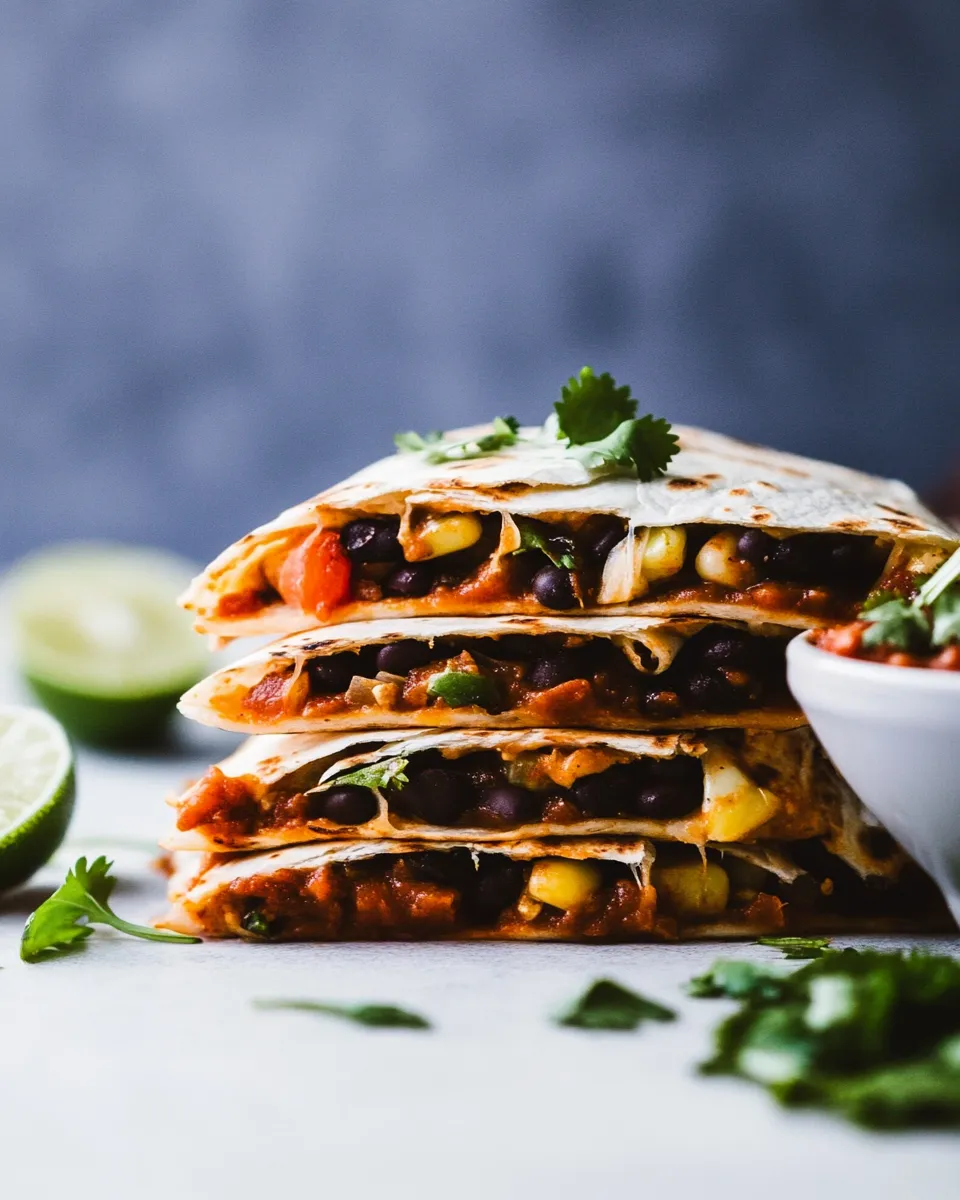 Homemade Black Bean Quesadilla Recipe photo