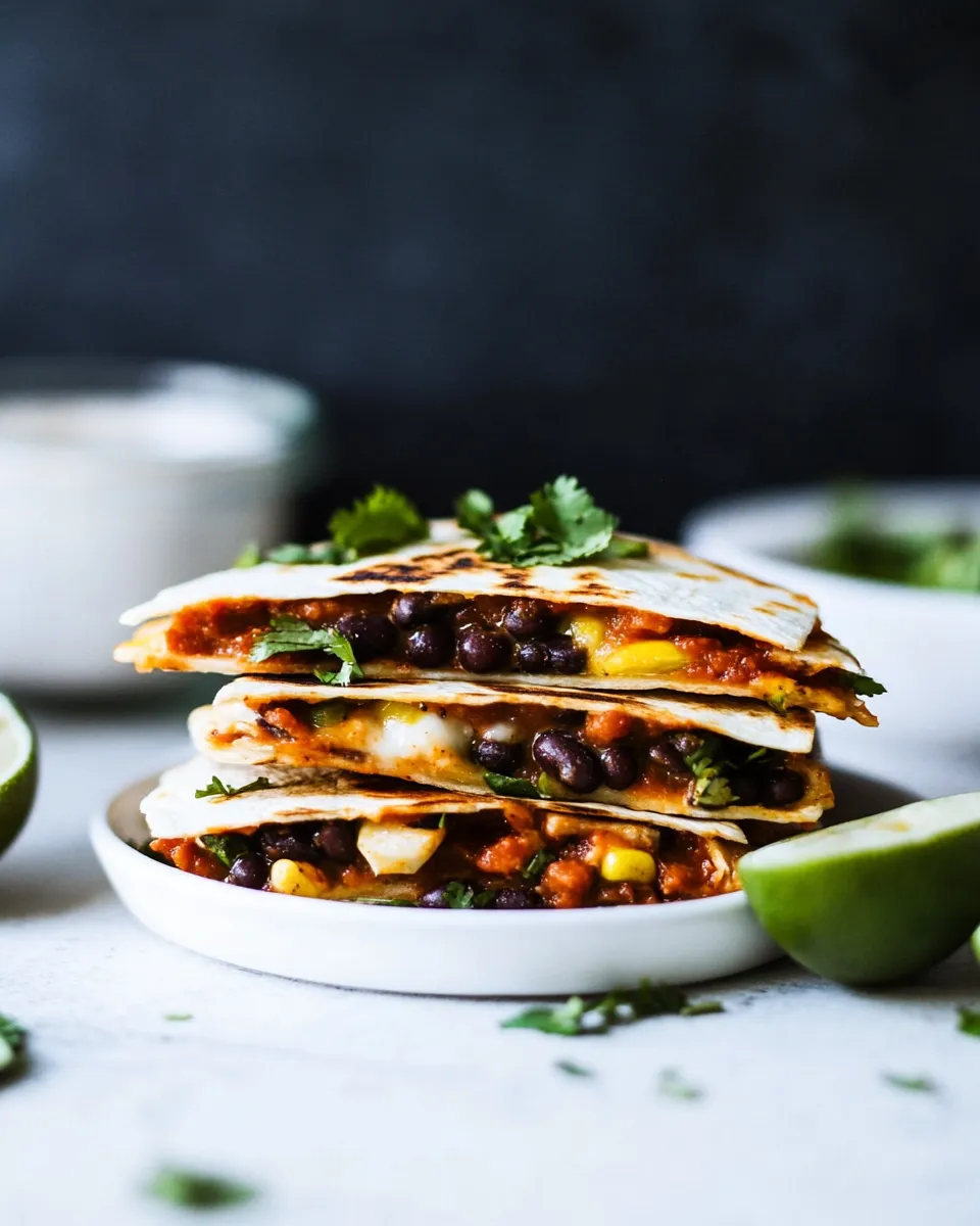 Classic Black Bean Quesadilla Recipe image