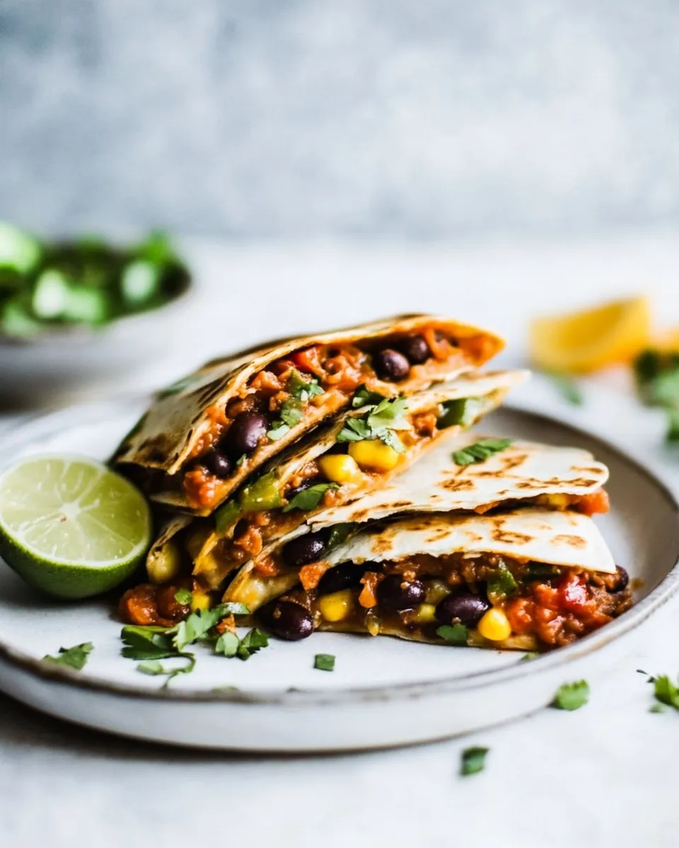 Delicious Black Bean Quesadilla Recipe dish photo
