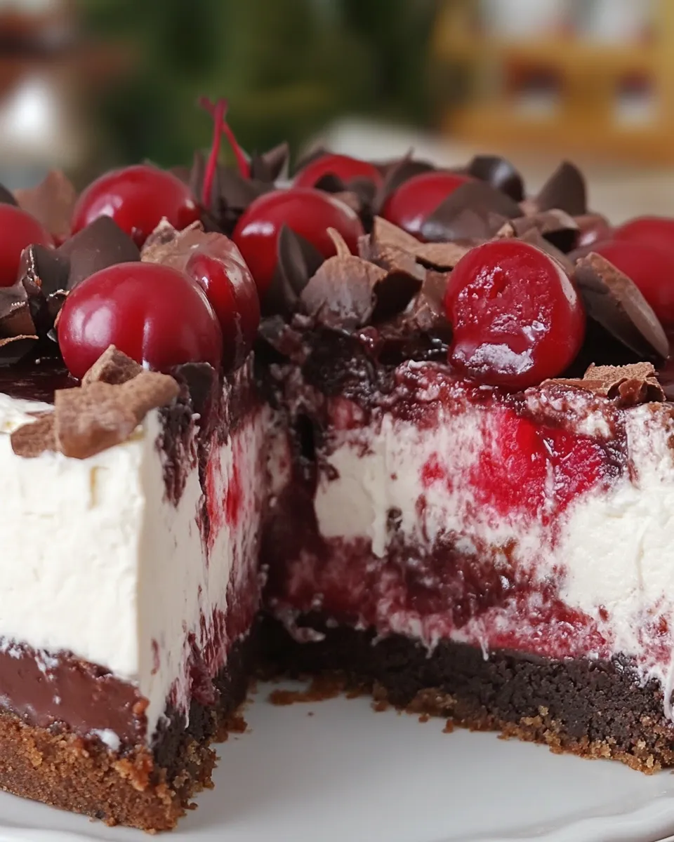 Classic Black Forest Cheesecake image