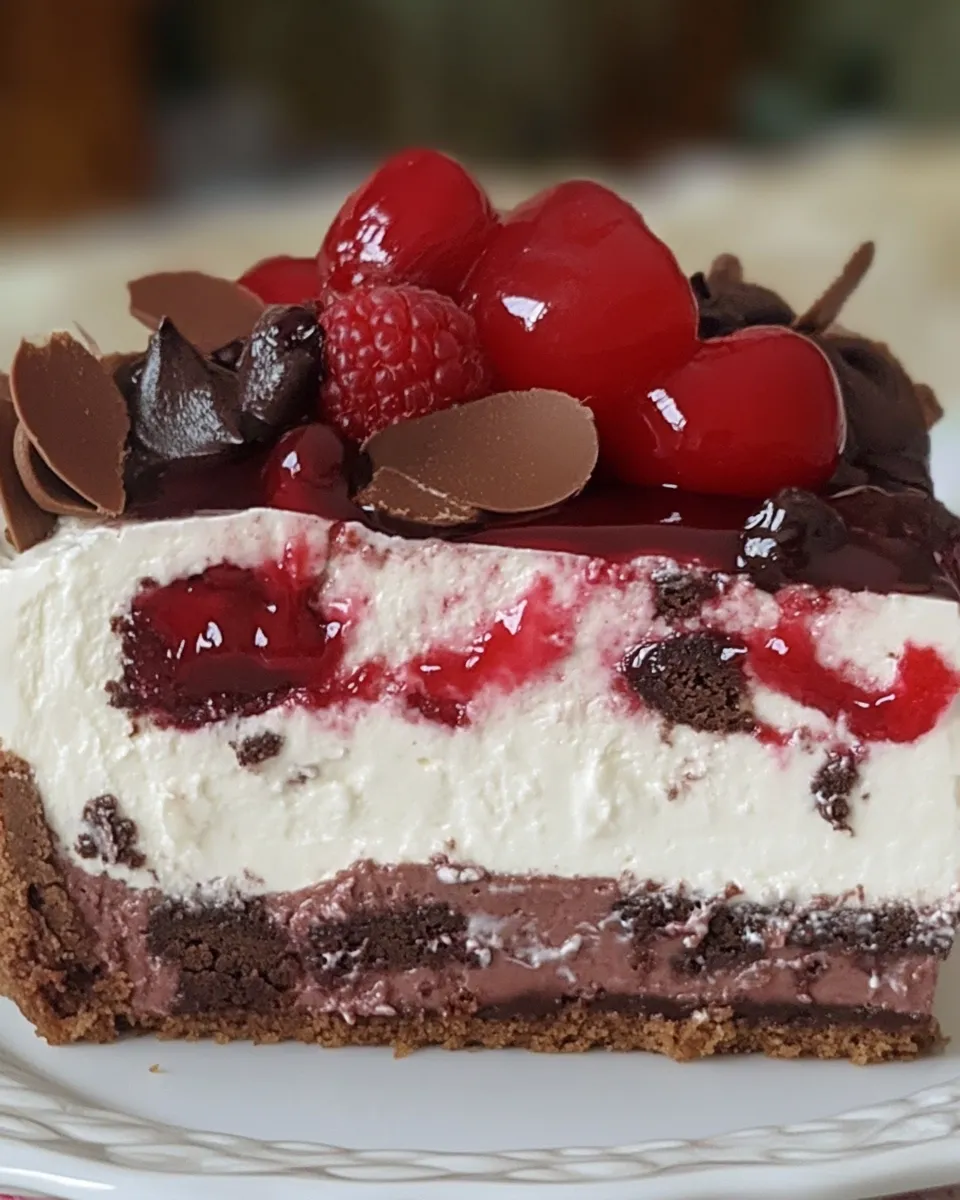 Easy Black Forest Cheesecake recipe photo