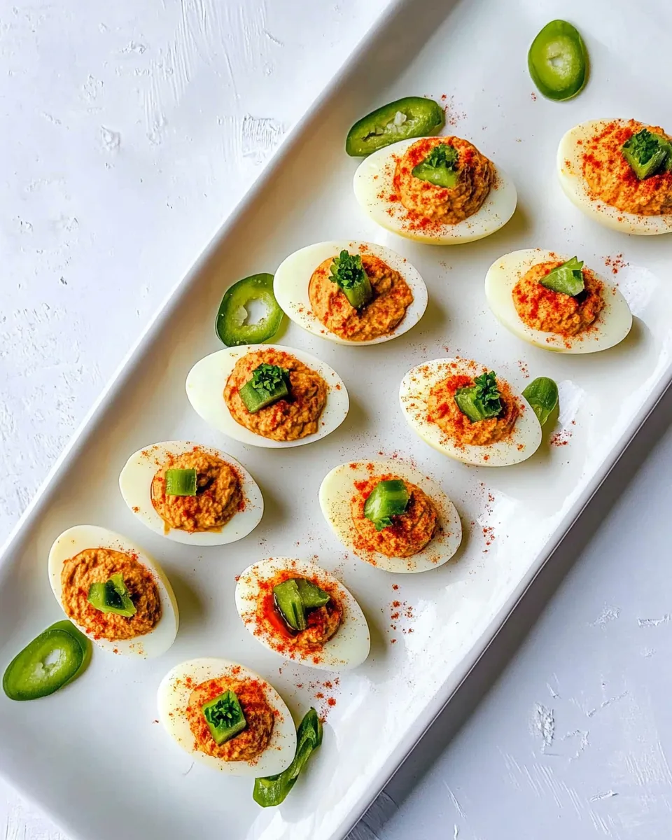 Savory Bloody Mary Deviled Eggs Recipe recipe photo