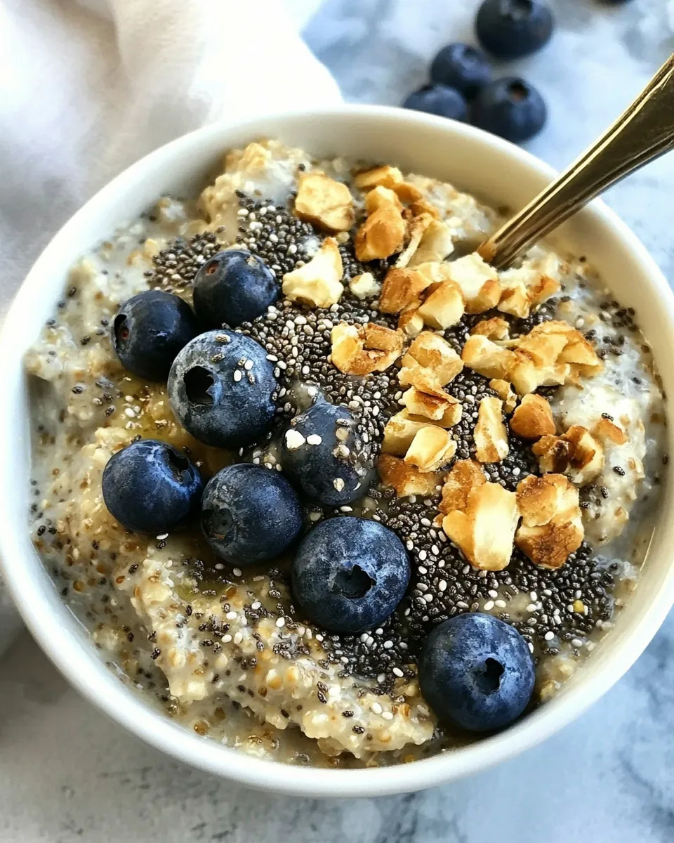 Best Blueberry Buckwheat Porridge with Chia Seeds recipe photo