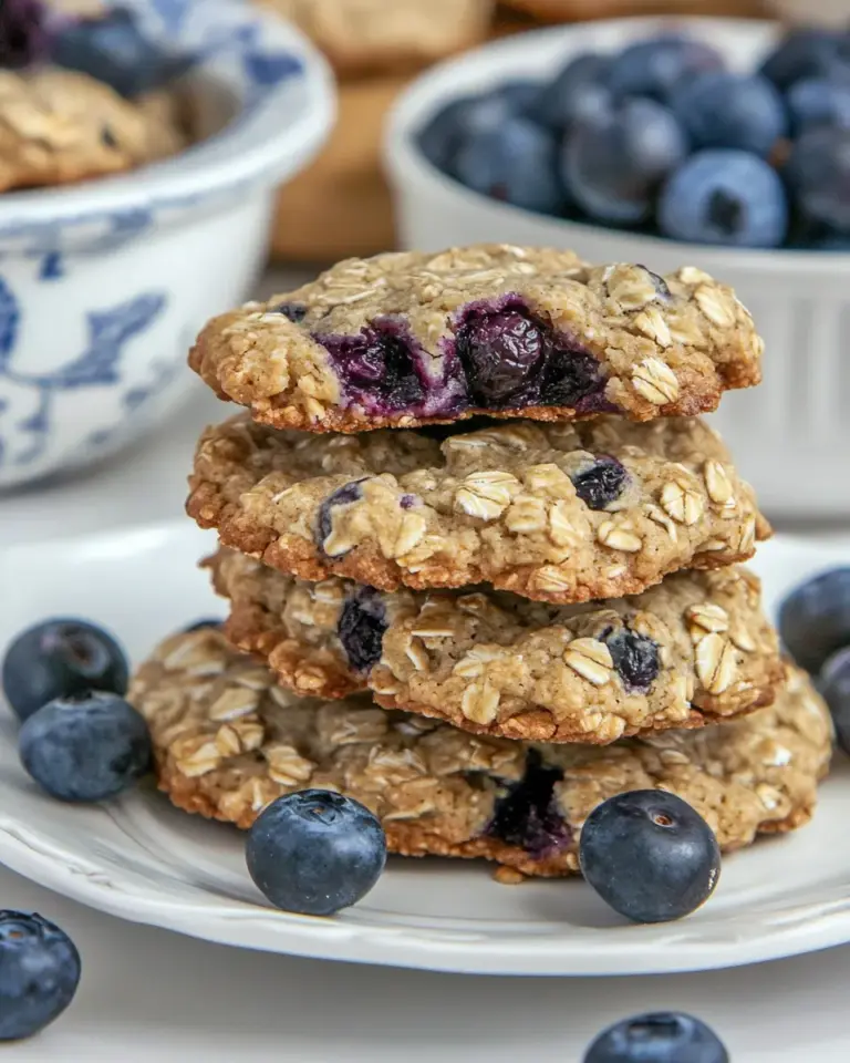 Homemade Blueberry Oatmeal Cookies photo