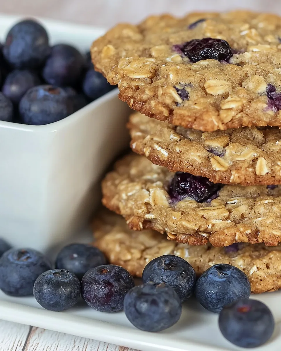 Classic Blueberry Oatmeal Cookies image