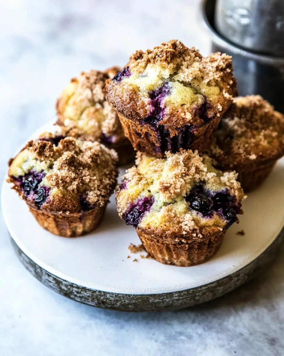 Delicious Blueberry Swirl Coffee Cake Muffins. picture