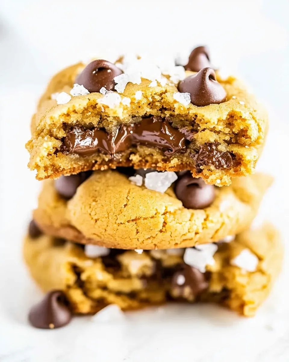 Easy Browned Butter Sea Salt Chocolate Chip Cookies recipe photo