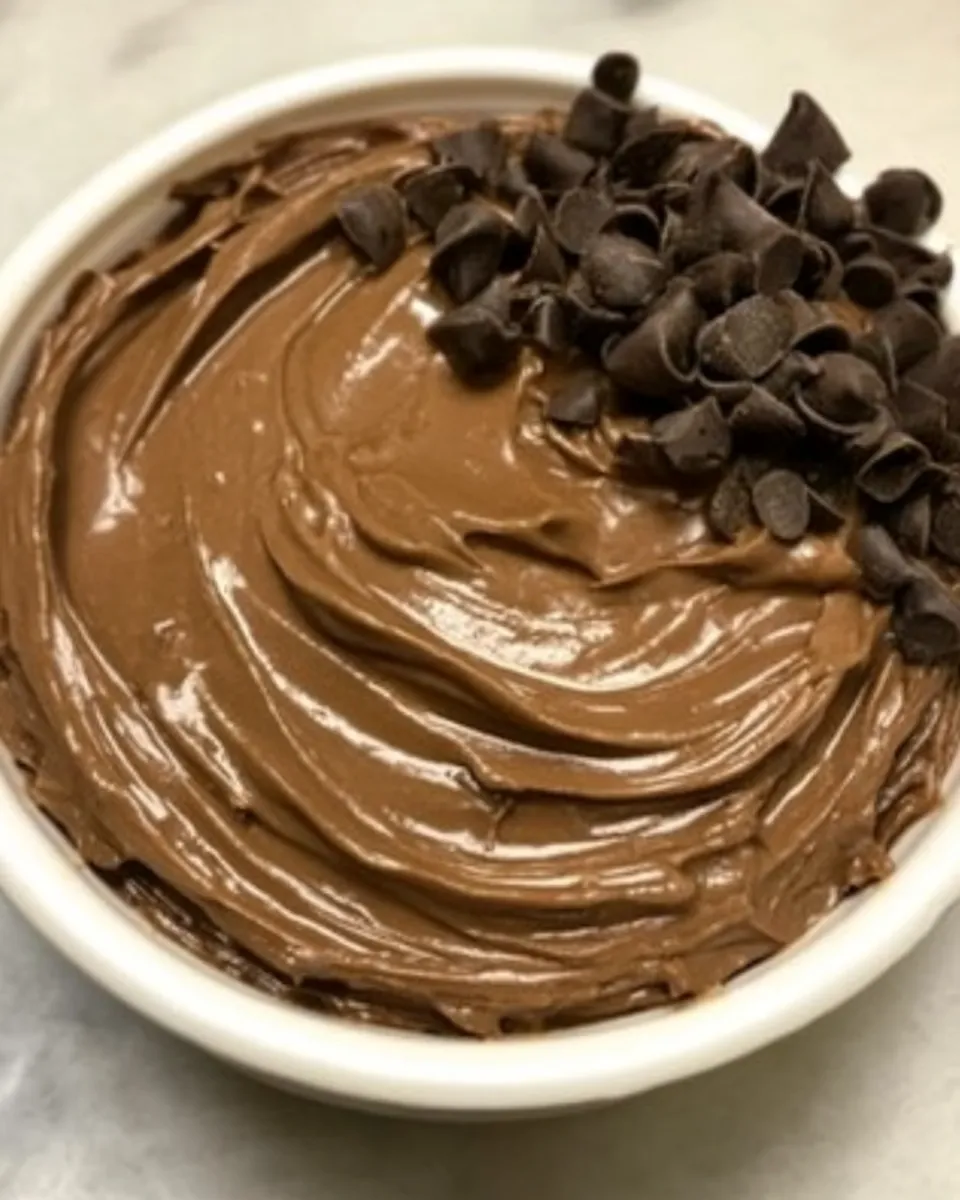 Homemade Brownie Batter Dip photo