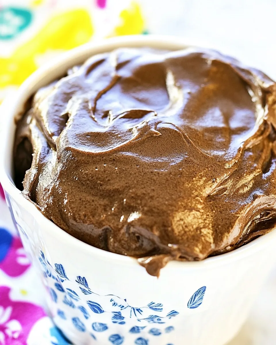 Easy Brownie Batter Frosting recipe photo