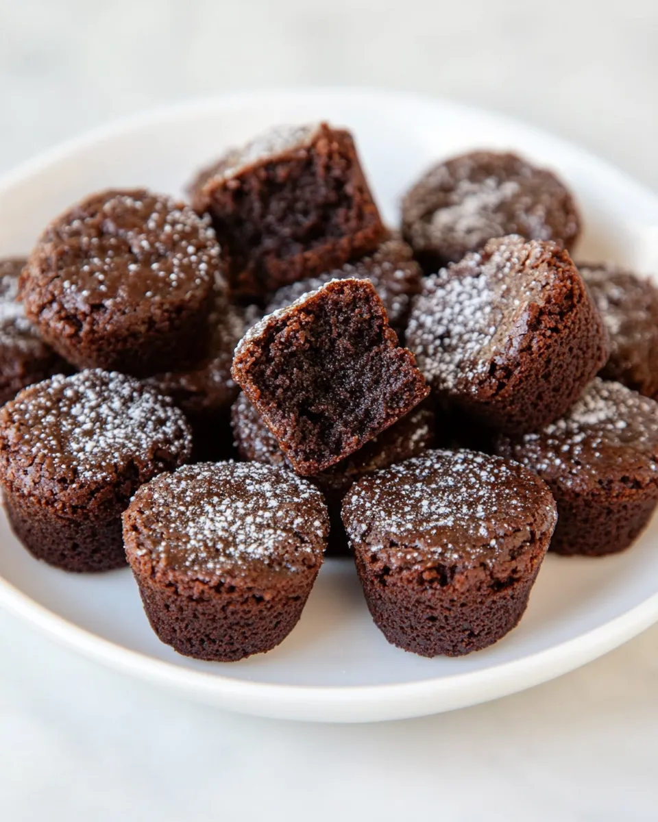 Homemade Brownie Bites photo