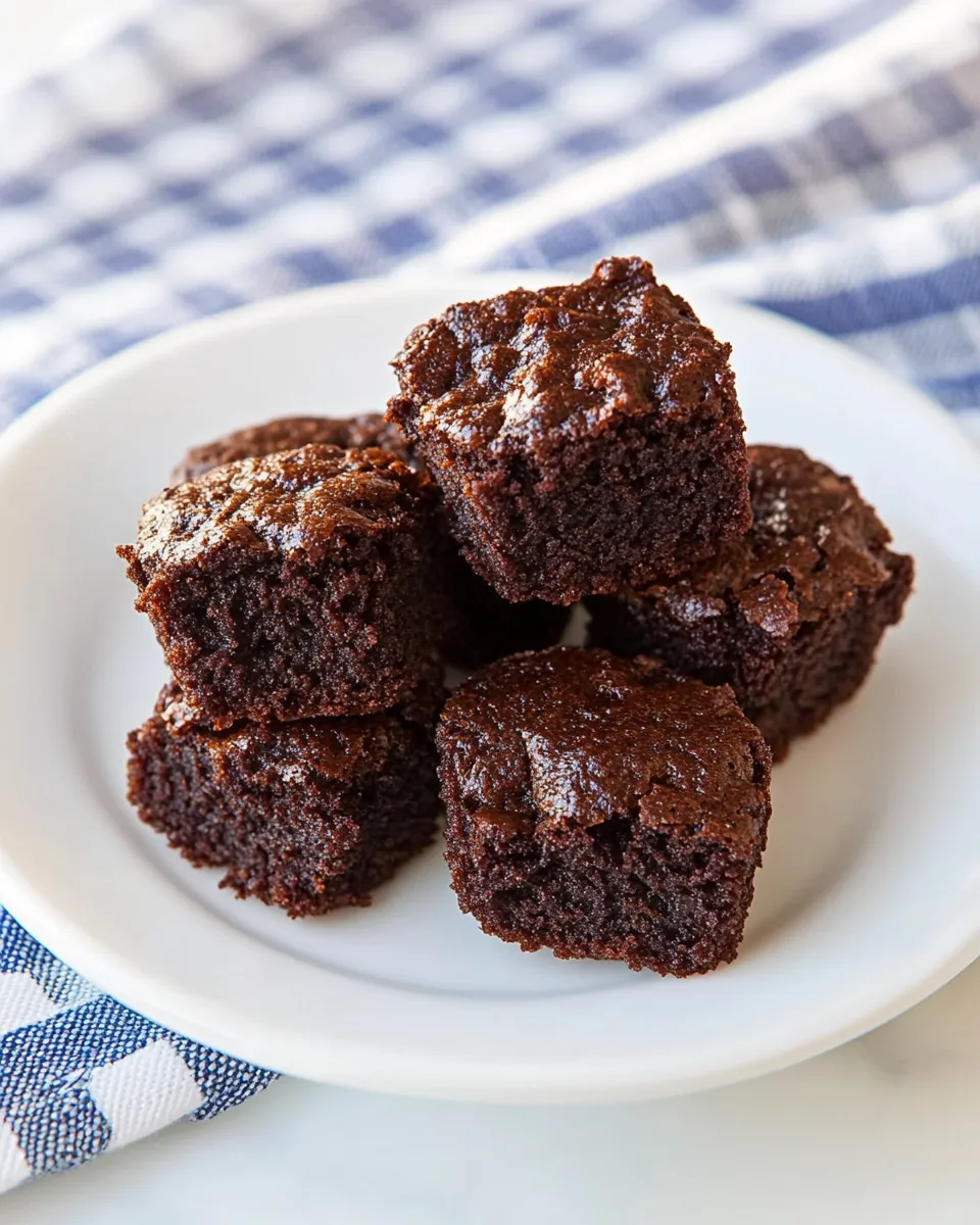 Delicious Brownie Bites shot