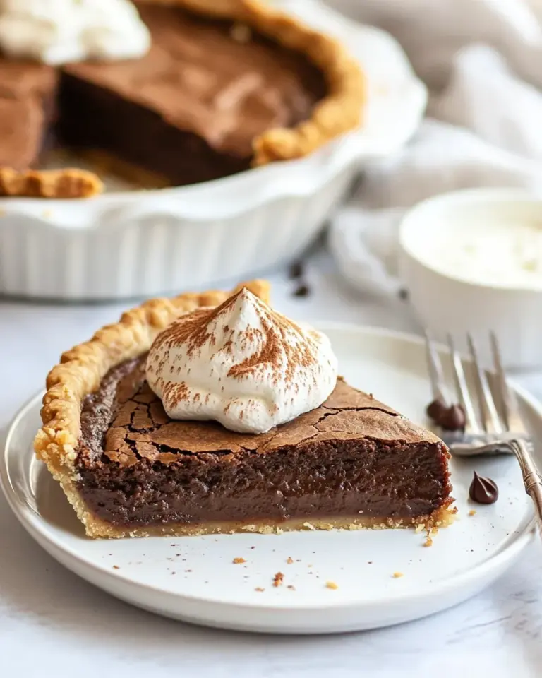 Homemade Brownie Pie photo