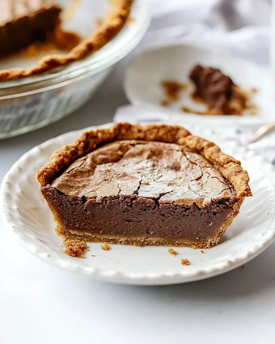 Delicious Brownie Pie shot