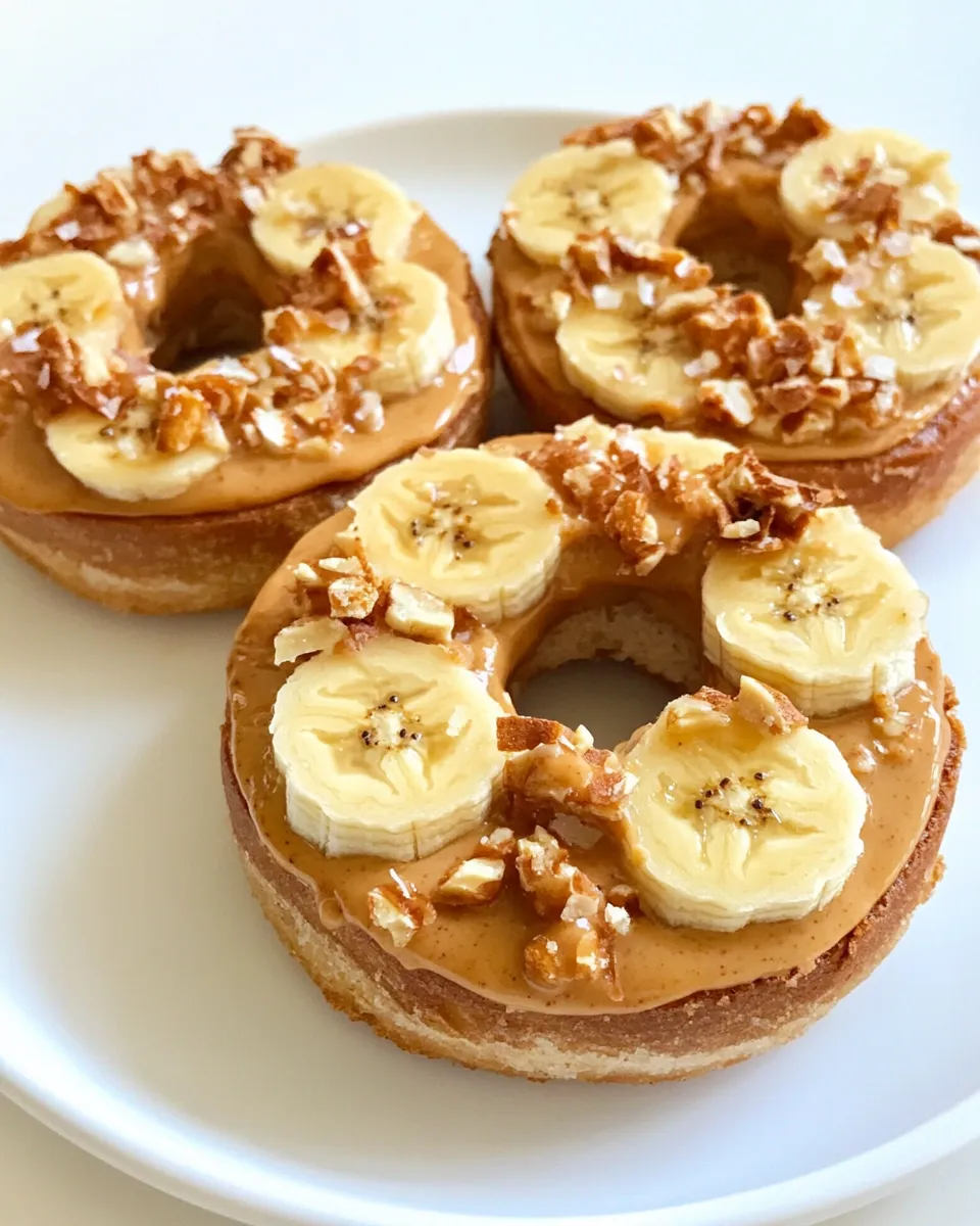 Easy Bruleed Banana and Peanut Butter Bagel recipe photo