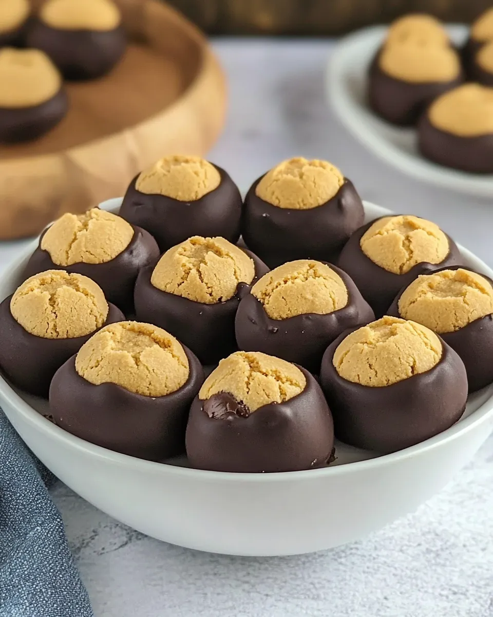 Homemade Buckeye Cookies photo