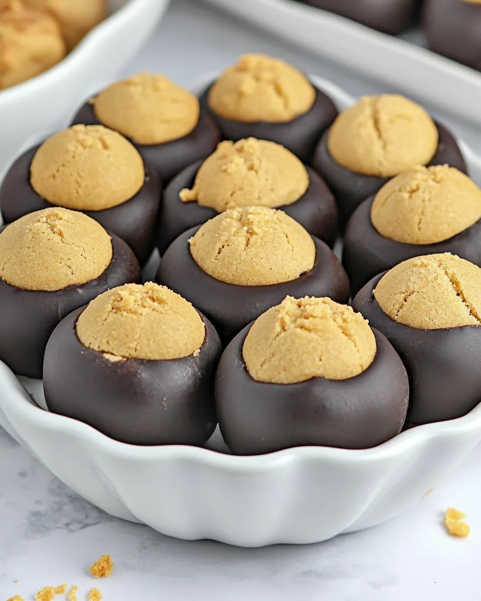Classic Buckeye Cookies image