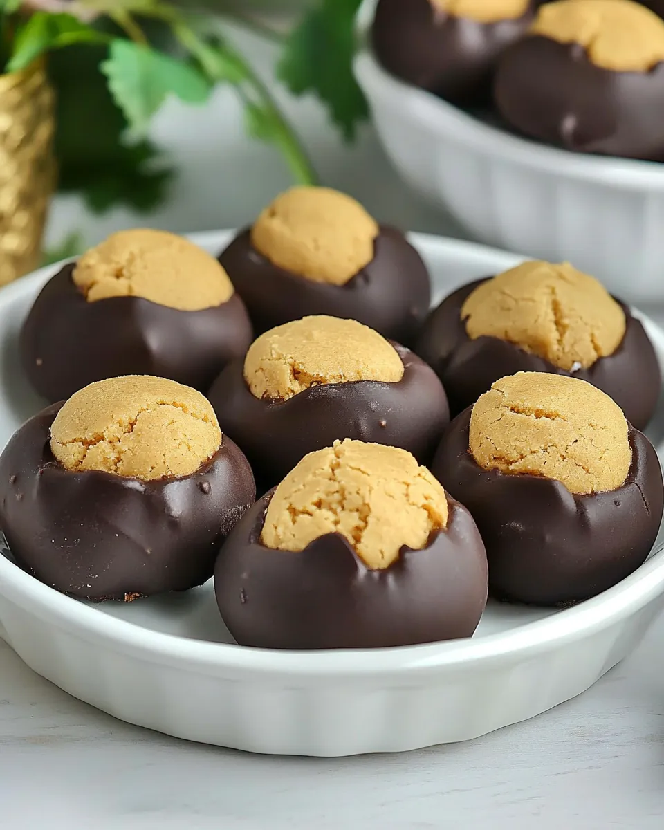 Easy Buckeye Cookies recipe photo