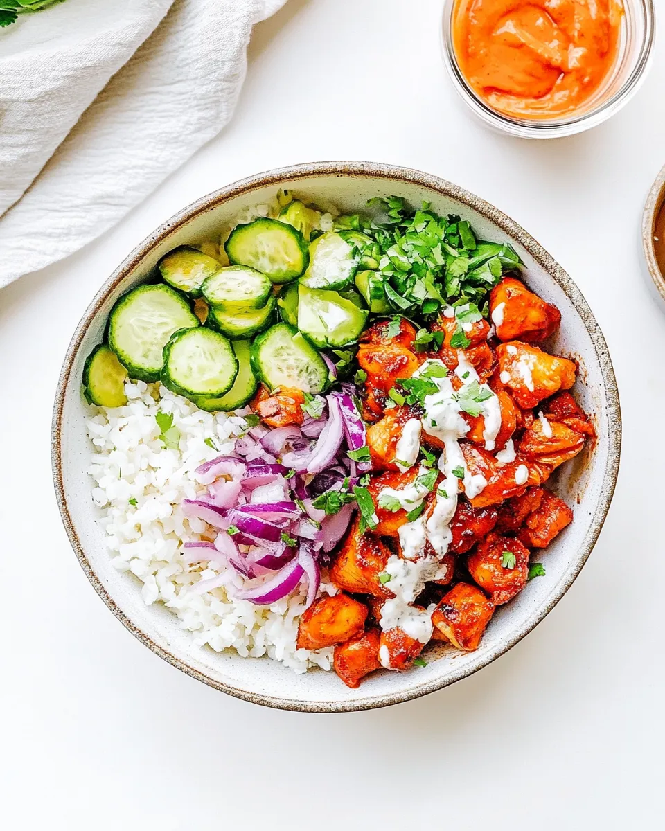 Homemade Buffalo Chicken Bowl recipe photo