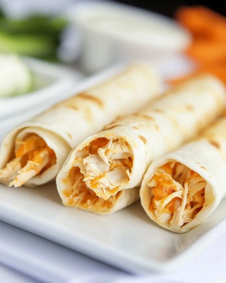 Delicious Buffalo Chicken Taquitos recipe photo
