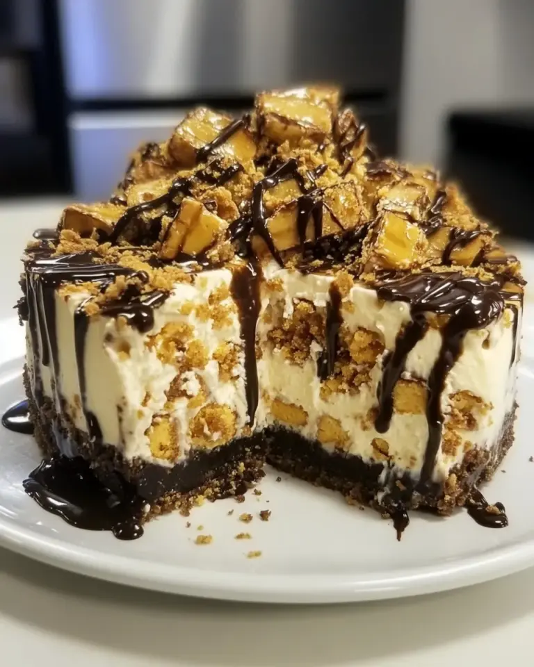 Homemade Butterfinger Cheesecake photo