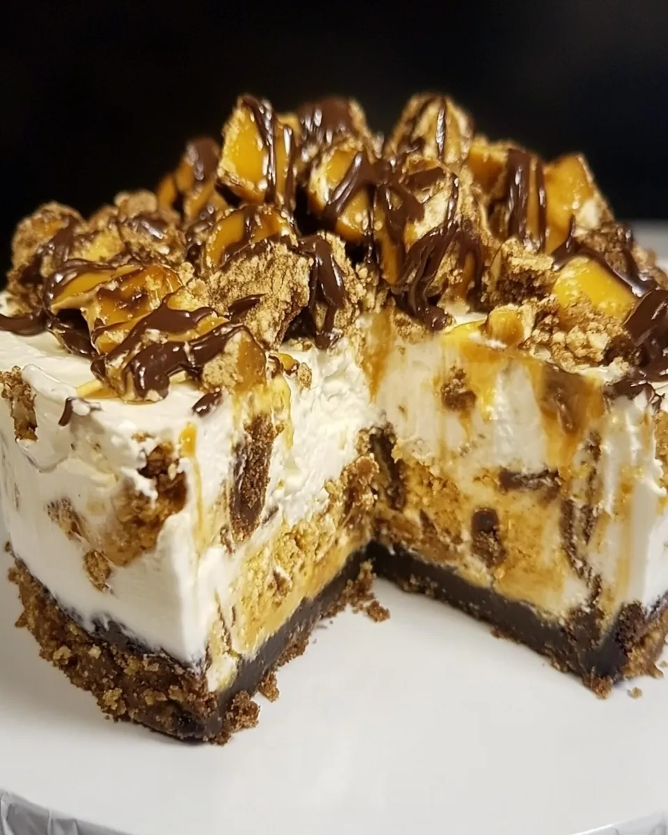 Classic Butterfinger Cheesecake image
