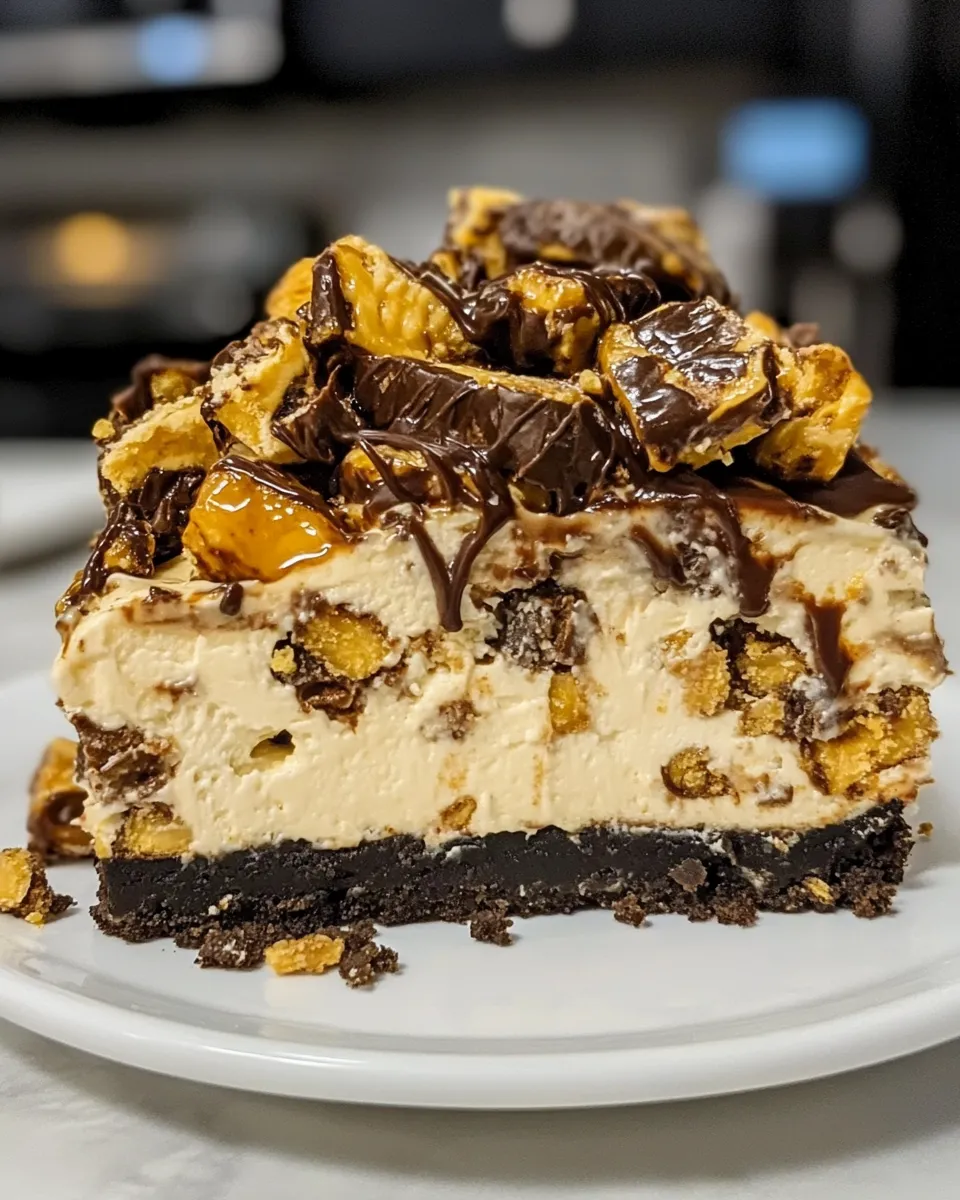 Easy Butterfinger Cheesecake recipe photo