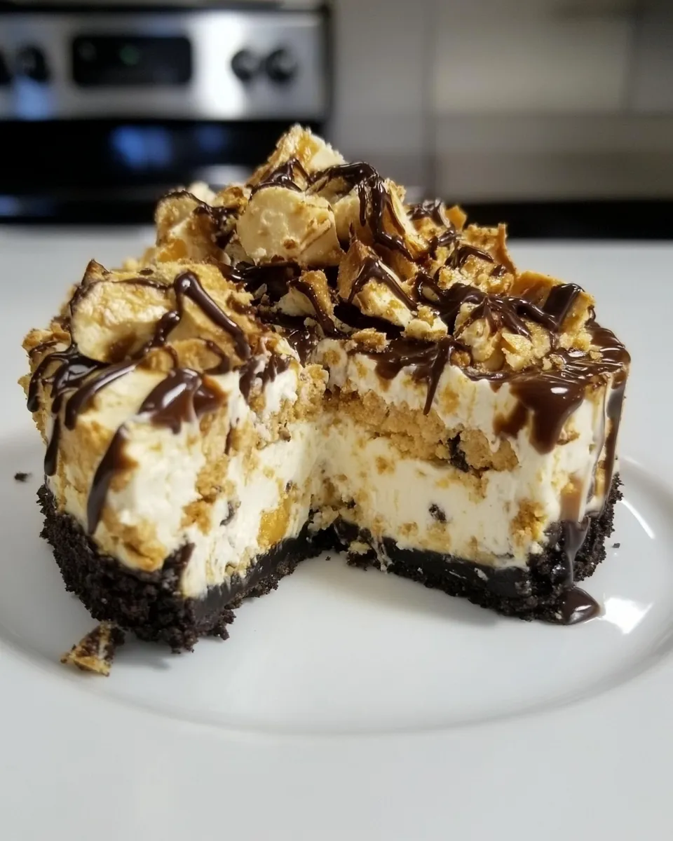 Delicious Butterfinger Cheesecake shot
