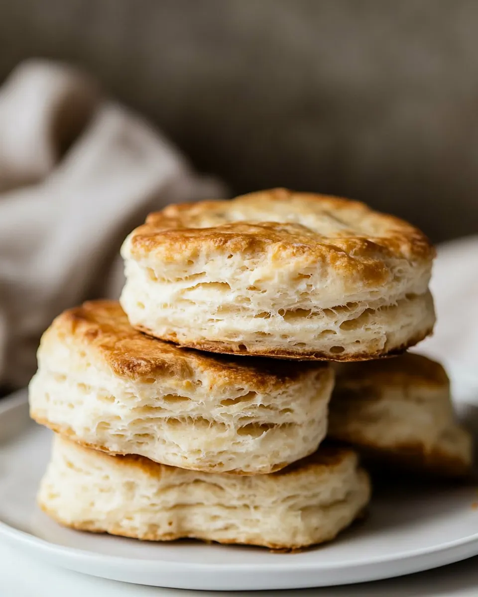 Classic Buttermilk Biscuits Flaky, melt in your mouth! dish photo