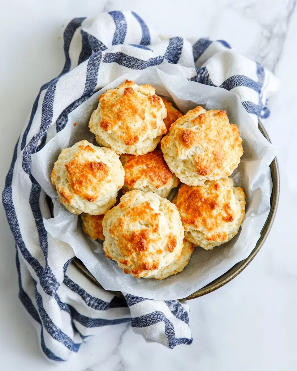 Delicious Buttermilk Drop Biscuits shot