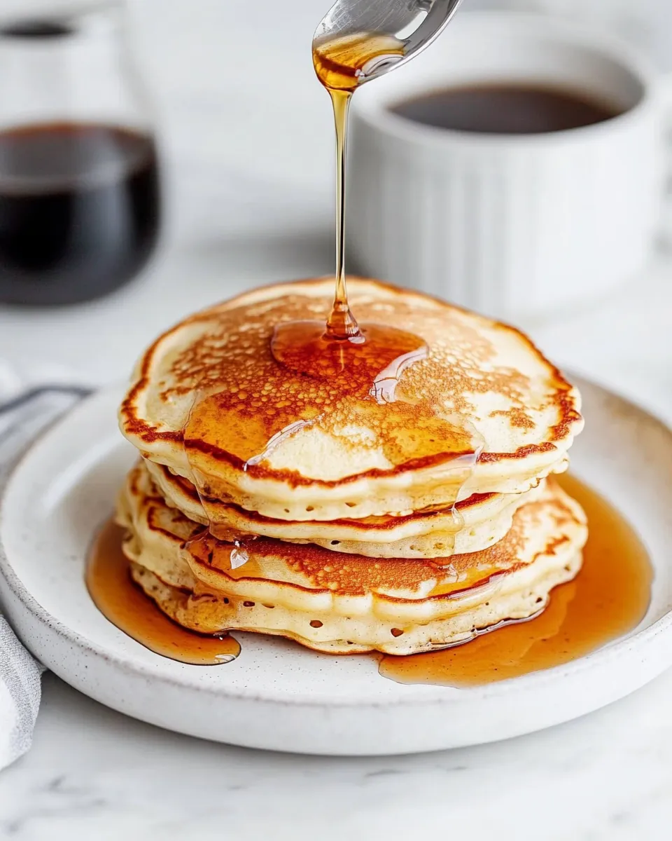 Delicious Buttermilk Pancakes shot